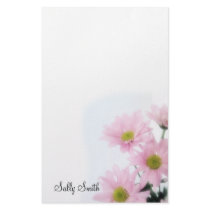 Pink Daisies Stationery - Personalize by PrettyPapers Pink Daisies Stationery - Personalize