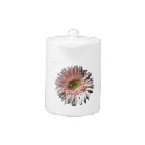 Pink Daisy Flower teapots