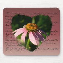 Pink Daisy flower mousepads