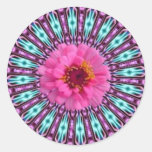 Pink Daisy in Crystal Light Sticker