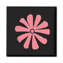 pink daisy magnets by almawad pink daisy magnets