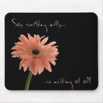 Pink Daisy mousepads