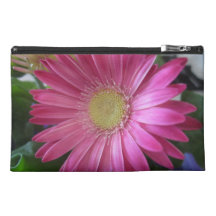 Pink Daisy Princess Travel Accessory Bag