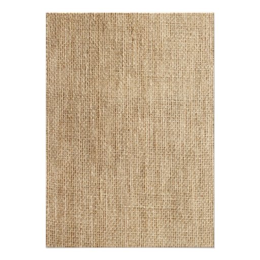 Pink Daisy Rustic Burlap Bridal Shower Announcement