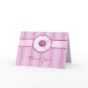 Pink Daisy Thank You Card by mariannegilliand Pink Daisy Thank You Card