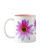 Pink Daisy World's Greatest Mom Coffee Mug
