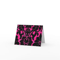 Pink Damask  $2.45 Card