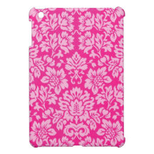 Pink Damask iPad Mini Case