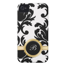Pink Damask iPhone 4 Cases