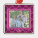 Pink Damask Keepsake Ornament
