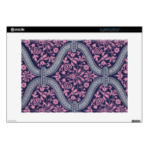 PINK DAMASK Laptop Skin