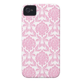 Pink Damask Pattern iPhone 4 Cover