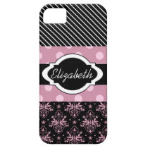 Pink Damask Phone Case casemate cases