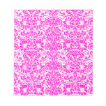 Pink Damask Scratch Pads