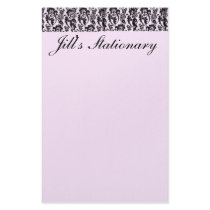 Pink Damask Stationery stationery
