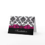 pink damask wedding Invitations Card