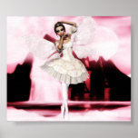 Pink Dancing Moon Print