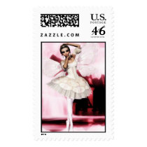 Pink Dancing Moon (Stamps)