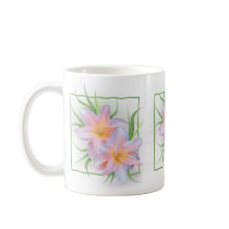 Pink Day Lilies mugs