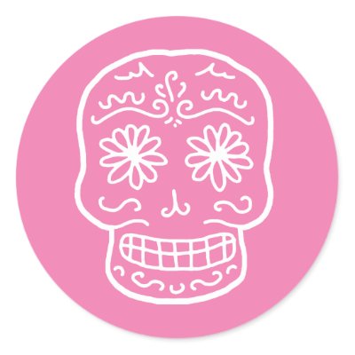 day of dead mexico skulls. Pink Day of the Dead Skull