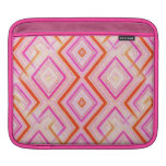 Pink Deco Rickshaw iPad Sleeve