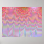 Pink design abstract room accent art posters