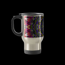 Pink Design Travel Mug by NormaJean35 Pink Design Travel Mug