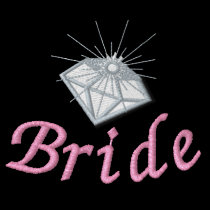 Pink Diamond Bride embroidered shirts