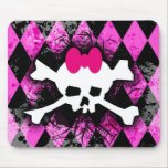 Pink Diamond Skull Mousepad mousepads