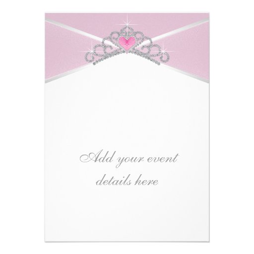 Pink Diamonds Pink Sweet 16 Birthday Party Personalized Invitations