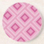 Pink Diamonds Sandstone Coasters coasters