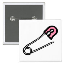 Pink Diaper Pin