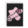 Pink Diaper Pin Custom Invites