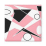 PINK DIGITAL ABSTRACT MAGNET