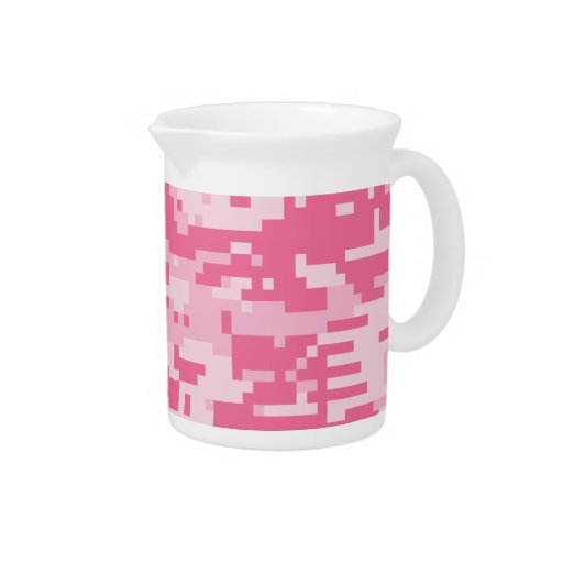 Pink Digital ACU Camoflage Pattern Drink Pitcher