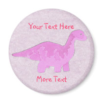 Pink Dino Magnet