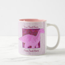 Pink Dinosaur Mug