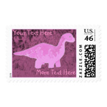 Pink Dinosaur Postage