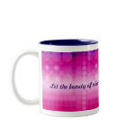 Pink Disco Dreams Custom Quote Mug