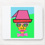 Pink Dog Humanoid Face - Add Your Text Slogan Mouse Pad Pink Dog Humanoid Face - Add Your Text Slogan Mouse Pad