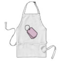 Pink Dog Tags aprons by studio524 Pink Dog Tags aprons