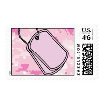 Pink Dog Tags on Digi Cam postage