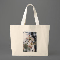 Pink Dogwood Canvas Bag bags