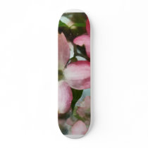 Pink Dogwood Closeup skateboards
