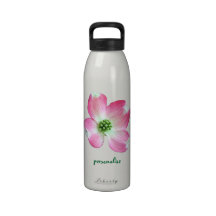 Pink Dogwood Flower Personalized Liberty Bottle Water Bottles