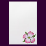 Pink Dogwood Flower Stationery