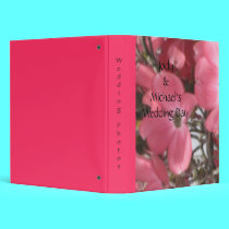 Pink Dogwood Wedding Album binders by takenotestationary Pink Dogwood Wedding Album binders
