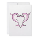 pink dolphin heart invites