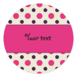 Pink dot pattern - TBA stickers