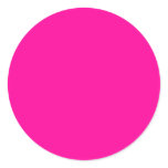 Pink Dot Round Sticker